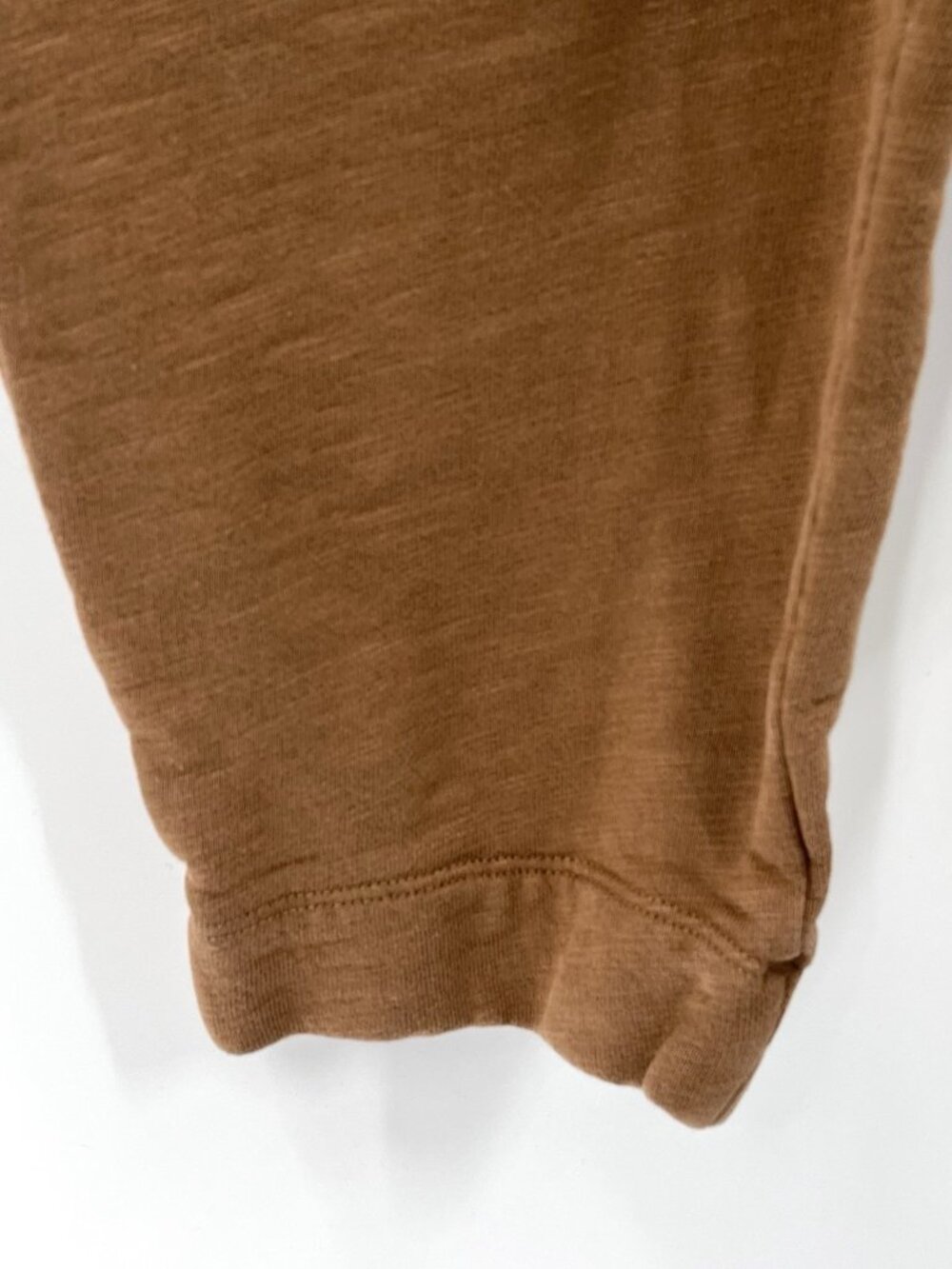 MADEWELL Women's Kraft Brown Short-Sleeve Coverall Jumpsuit Medium - Picture 5 of 6